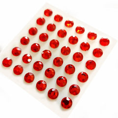 Red Rhinestone Self-adhesive Stickers for Accessories