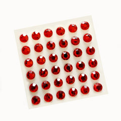 Red Rhinestone Self-adhesive Stickers for Accessories