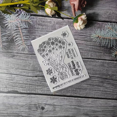 Christmas Theme Stamp for DIY Hand Account Card Making