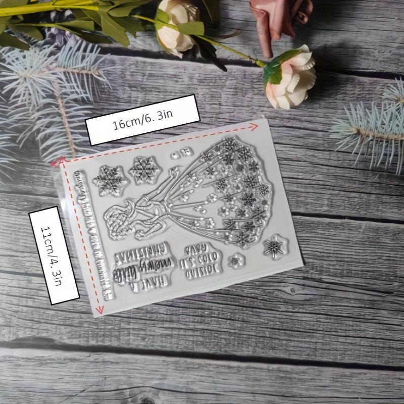 Christmas Theme Stamp for DIY Hand Account Card Making