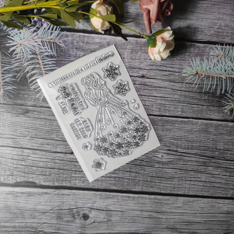 Christmas Theme Stamp for DIY Hand Account Card Making