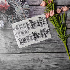 Culture Theme Stamp for DIY Card Making