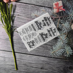Culture Theme Stamp for DIY Hand Account Card Making