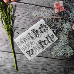 Culture Theme Stamp for DIY Hand Account Card Making
