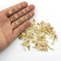 26 Letters Matching Pendant Set Golden Accessories DIY Bracelet
