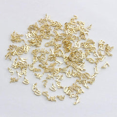 26 Letters Matching Pendant Set Golden Accessories DIY Bracelet