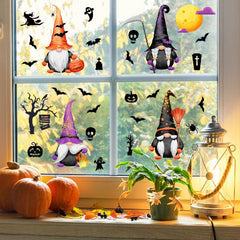 Gnome Witch Tombstone Halloween Decoration Sticker