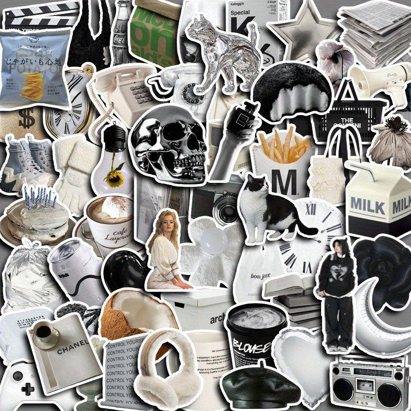 60pcs Modern Stickers for DIY Computer Scrapbooking Stationery Arts Crafts Decor