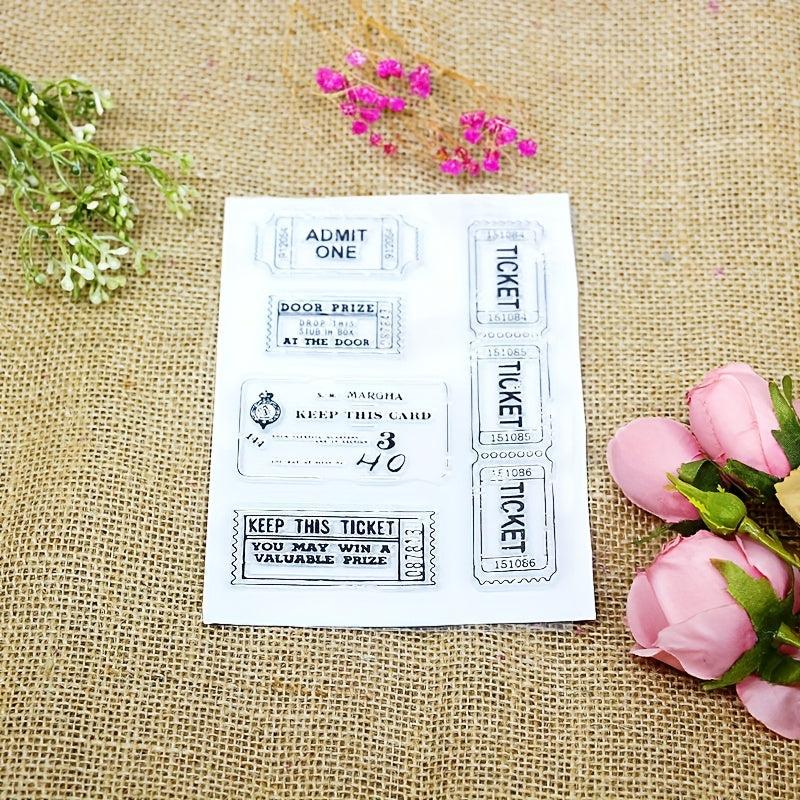 DIY Transparent Square Letter Stamp for Customized Labels
