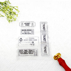 DIY Transparent Square Letter Stamp for Customized Labels