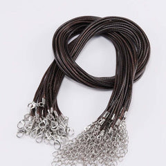 10pcs Pack Necklace Cord Wax Cord 1.5mm/2.0mm Pendant Cord Lanyard