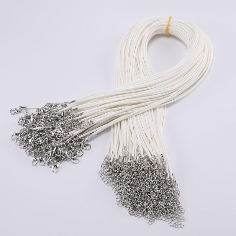 10pcs Pack Necklace Cord Wax Cord 1.5mm/2.0mm Pendant Cord Lanyard
