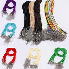 10pcs Pack Necklace Cord Wax Cord 1.5mm/2.0mm Pendant Cord Lanyard