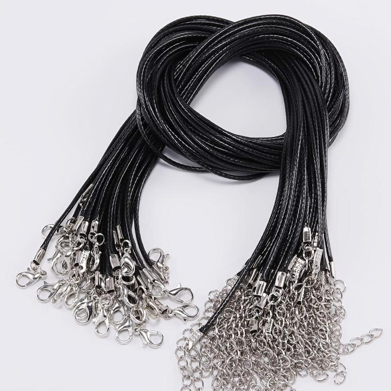 10pcs Pack Necklace Cord Wax Cord 1.5mm/2.0mm Pendant Cord Lanyard