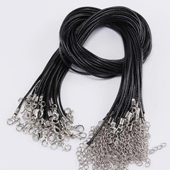 10pcs Pack Necklace Cord Wax Cord 1.5mm/2.0mm Pendant Cord Lanyard