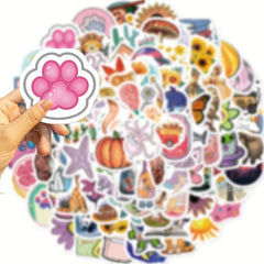 100pcs Fresh Kids Aesthetically Stickers Pack Waterproof Vinyl Stickers