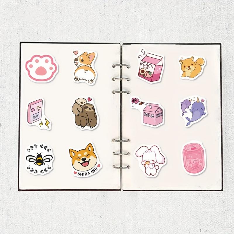 100pcs Fresh Kids Aesthetically Stickers Pack Waterproof Vinyl Stickers