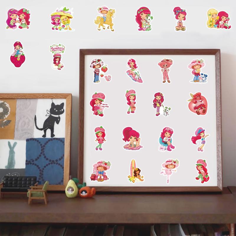 50pcs Cartoon Waterproof Stickers, Water Bottle Laptop Luggage Decor