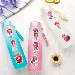 50pcs Cartoon Waterproof Stickers, Water Bottle Laptop Luggage Decor