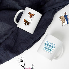 50pcs Cartoon Vet Stickers Water Bottle Laptop Waterproof Vinyl