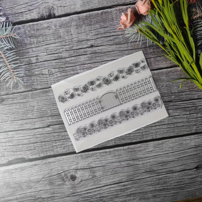 Flower Theme Stamp for DIY Hand Account Card-Making