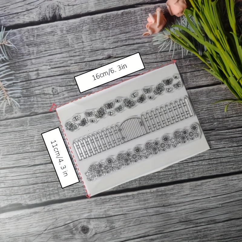 Flower Theme Stamp for DIY Hand Account Card-Making