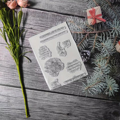 1pc Culture Theme Stamp for DIY Handcraft Scrapbook Journal Card Making Gift