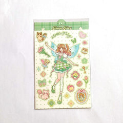 Mermaid Girl Journal Planner Stickers for Card Decoration