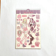 Mermaid Girl Journal Planner Stickers for Card Decoration