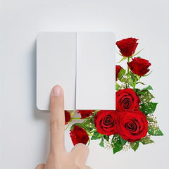 Romantic Rose Switch Stickers for Home Decoration