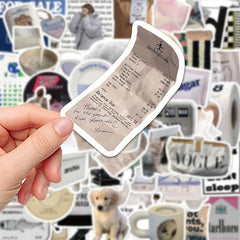 57pcs Waterproof Doodle Sticker Set for Skateboard DIY Creative Toys
