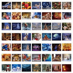 50pcs Funny Christmas Stickers for Water Bottles Decal Pack