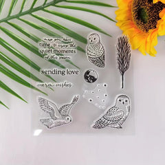 Owl Metal Cutting Dies And Stamps Stencils DIY Scrapbook Photo Album Paper Card