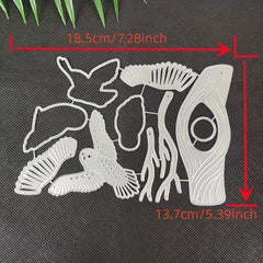 Owl Metal Cutting Dies And Stamps Stencils DIY Scrapbook Photo Album Paper Card