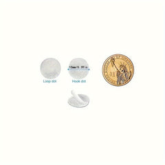 500 Pairs Hook Coin Self Adhesive Set DIY Crafts Office Classroom