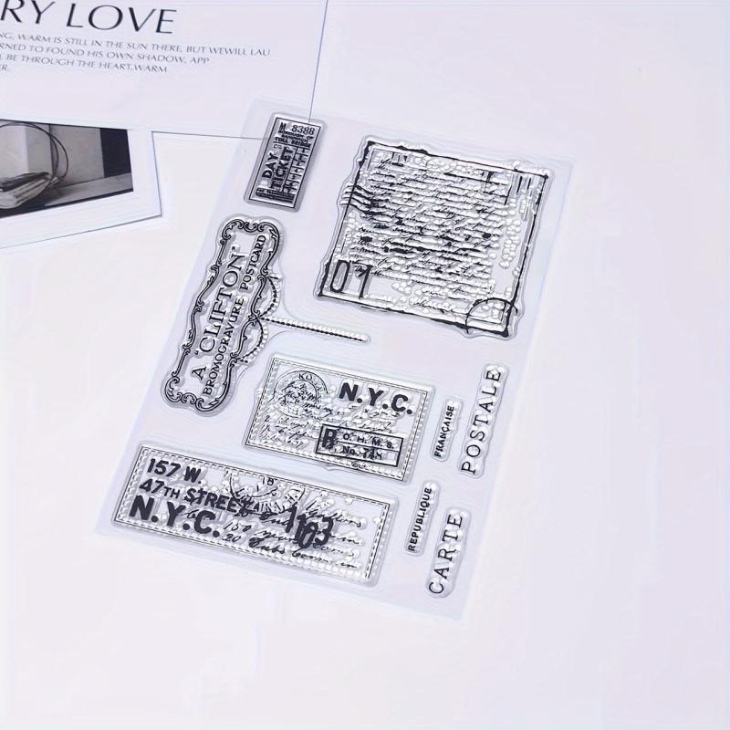 Holiday Card Making Decoration Transparent Stamp