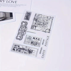 Holiday Card Making Decoration Transparent Stamp