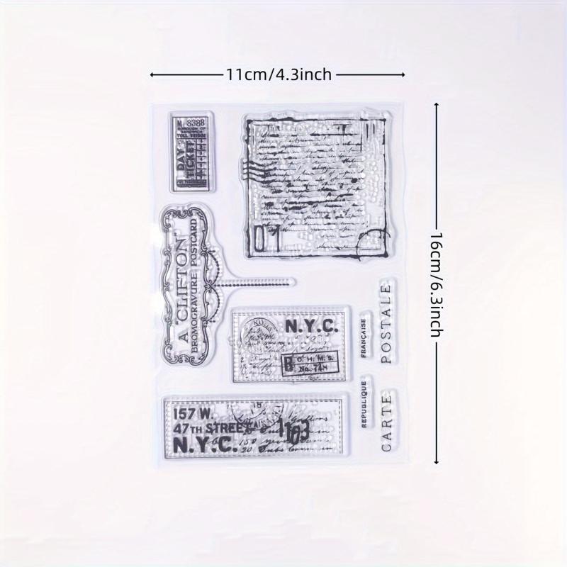 Holiday Card Making Decoration Transparent Stamp