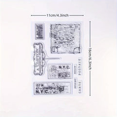 Holiday Card Making Decoration Transparent Stamp