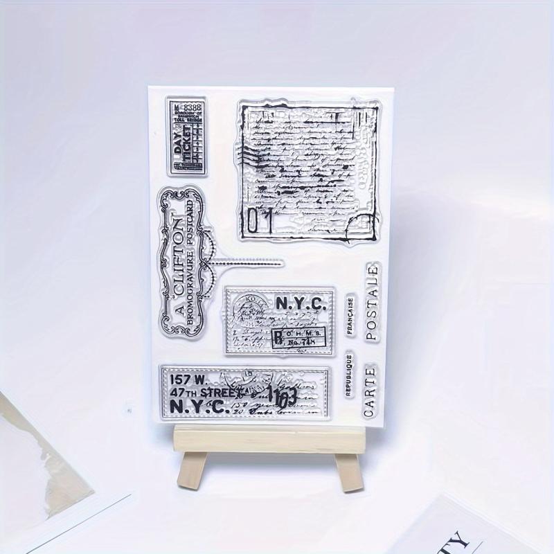 Holiday Card Making Decoration Transparent Stamp