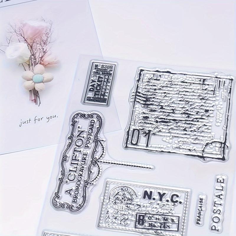 Holiday Card Making Decoration Transparent Stamp