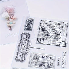 Holiday Card Making Decoration Transparent Stamp