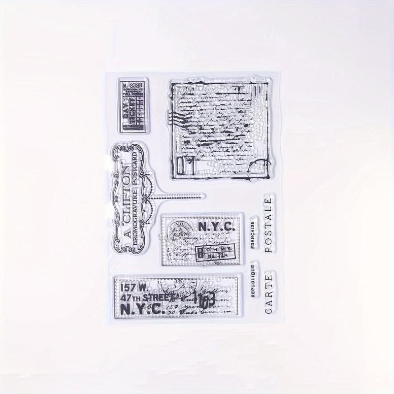 Holiday Card Making Decoration Transparent Stamp