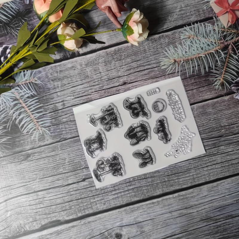 Plant Theme Stamp for DIY Hand Account Card Making