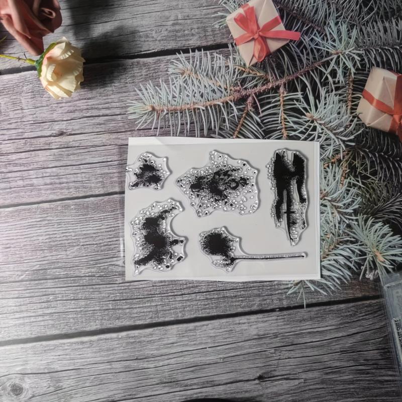 Plant Theme Stamp for DIY Hand Account Card Making