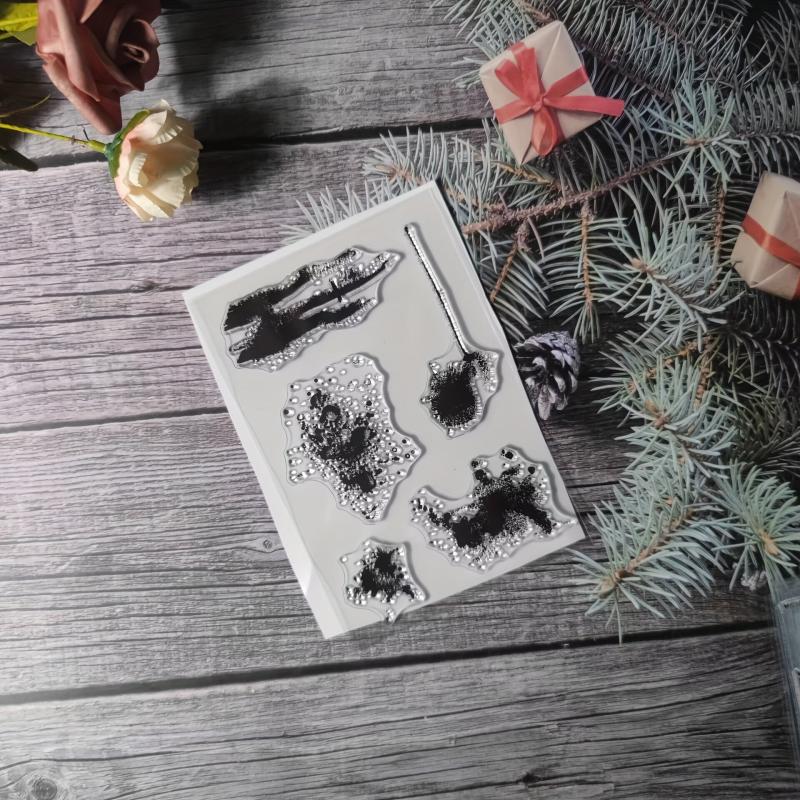 Plant Theme Stamp for DIY Hand Account Card Making