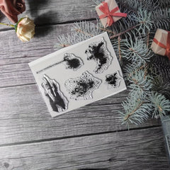 Plant Theme Stamp for DIY Hand Account Card Making