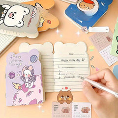Girly Heart Small Notebooks Portable Small Notepads 120x85mm 16 Pages