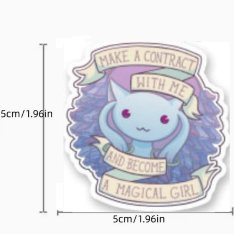 50pcs Anime Character Stickers for Luggage, Laptops, Motorcycles & Mugs