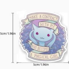 50pcs Anime Character Stickers for Luggage, Laptops, Motorcycles & Mugs